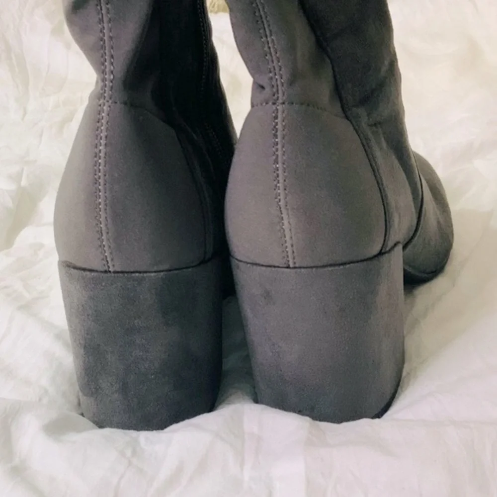 Marc Fisher Gray Over the Knee Boot - Picture 6 of 10